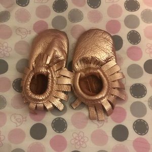 Rose Gold Freshly Picked Moccasins